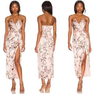 Katie May Come On Home Strapless MIDI Dress